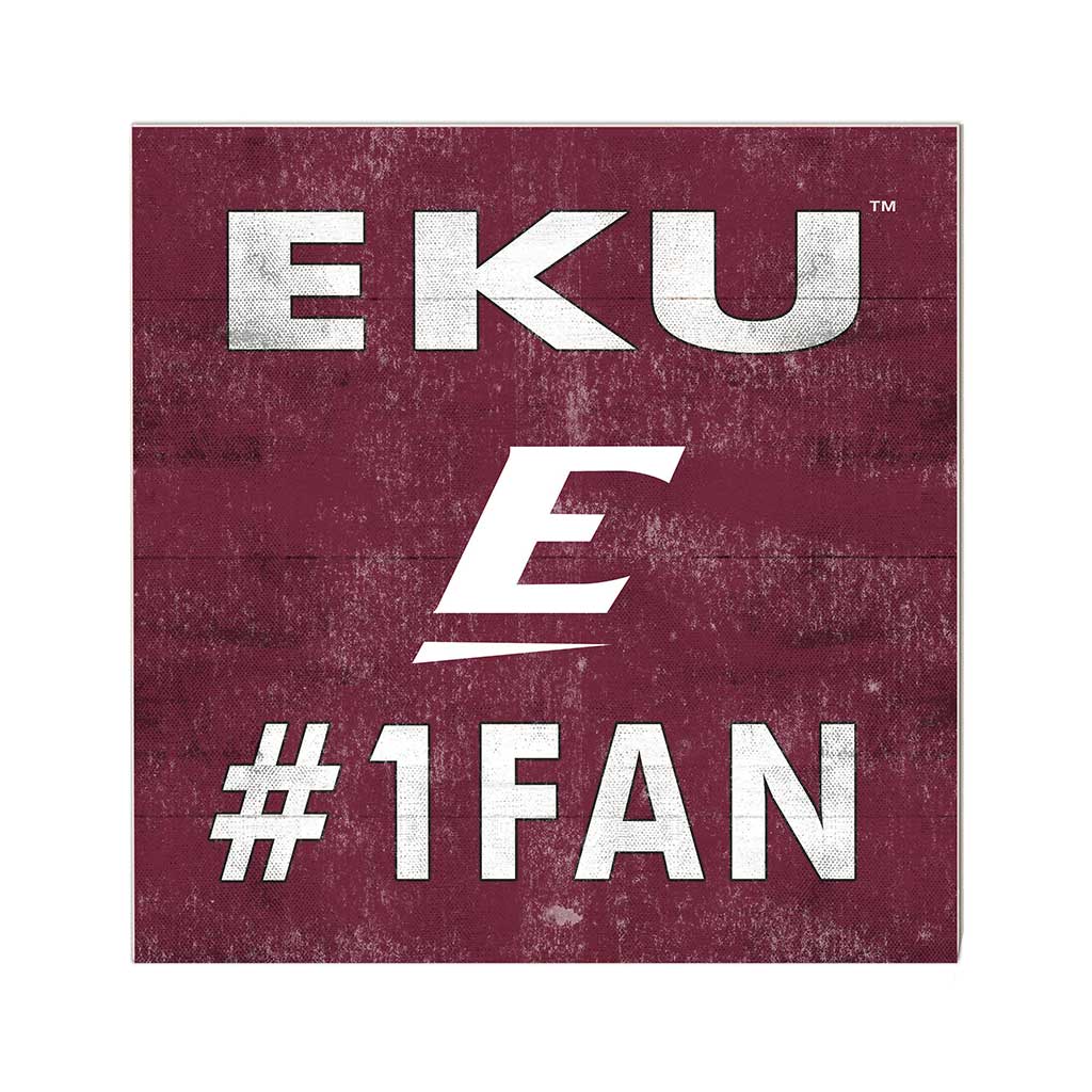 10x10 Team Color #1 Fan Eastern Kentucky University Colonels