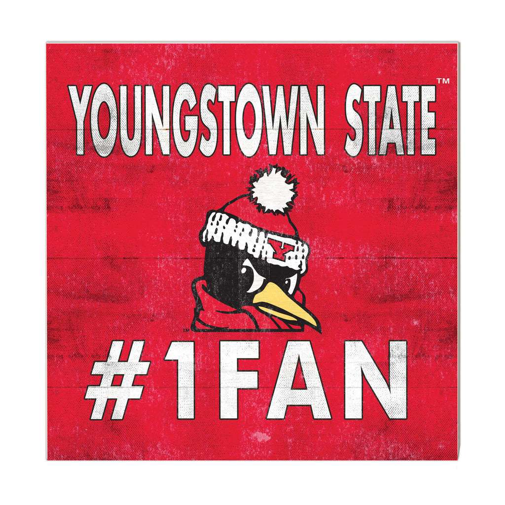 10x10 Team Color #1 Fan Youngstown State University
