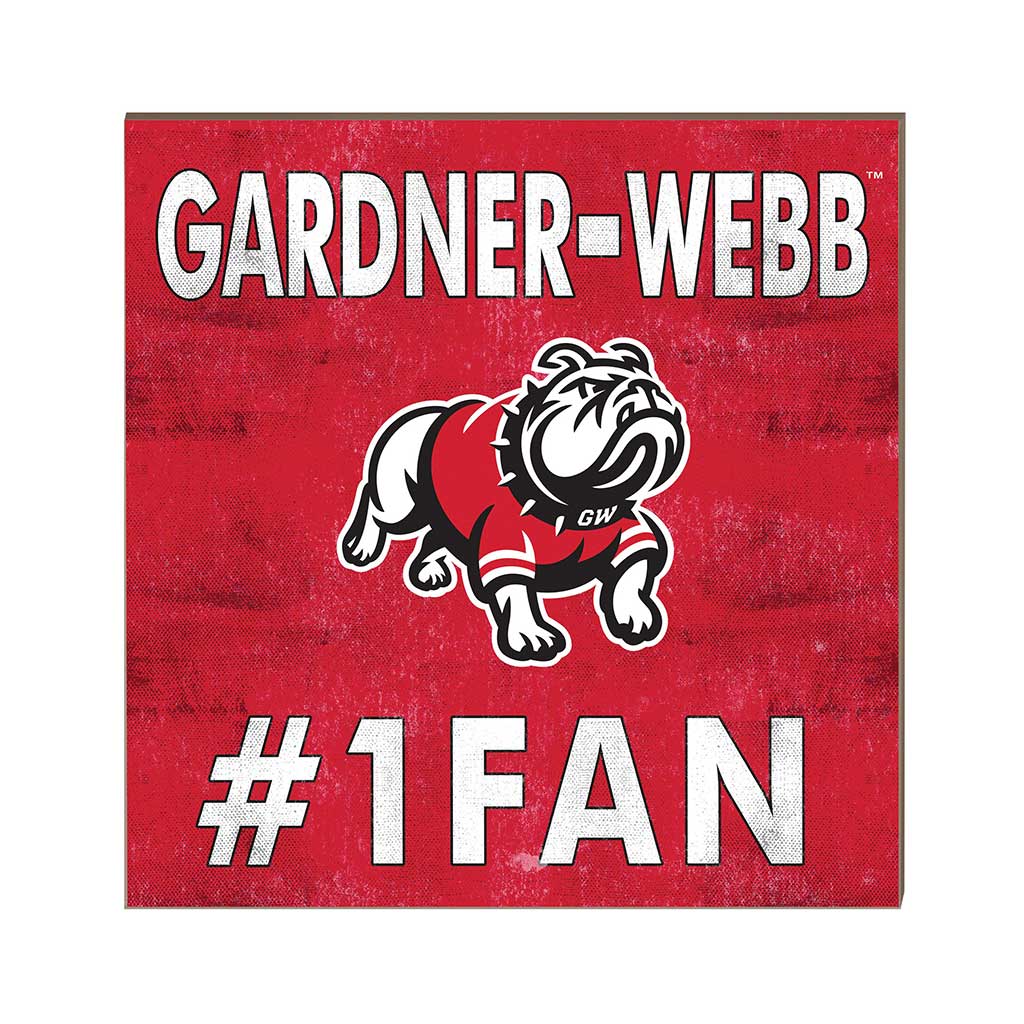 10x10 Team Color #1 Fan Gardner-Webb Runnin' Bulldogs