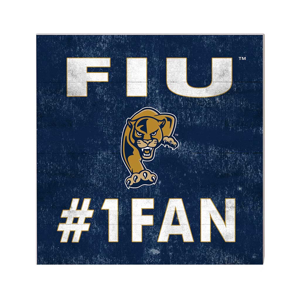 10x10 Team Color #1 Fan Florida International University Golden Panthers