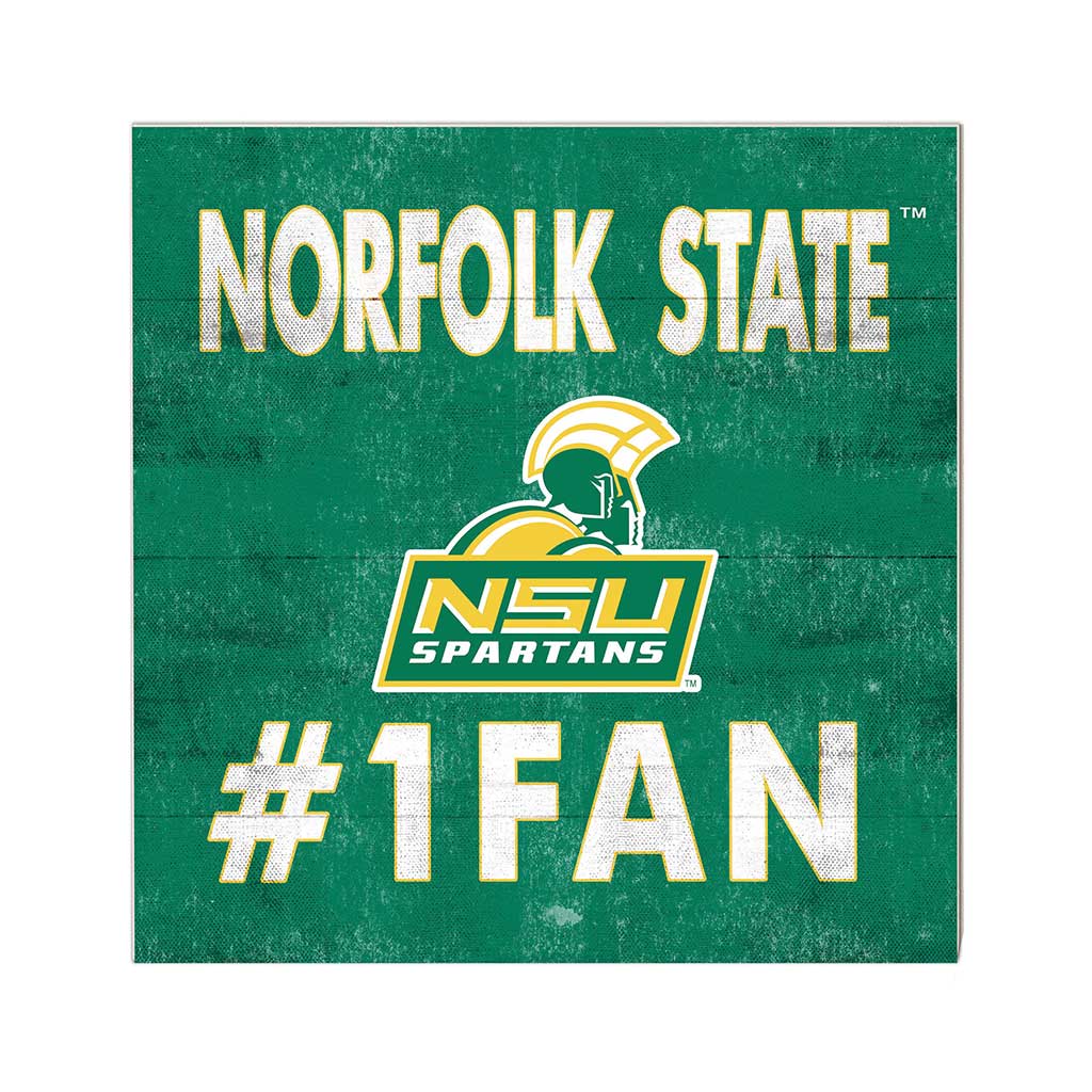 10x10 Team Color #1 Fan Norfolk State Spartans