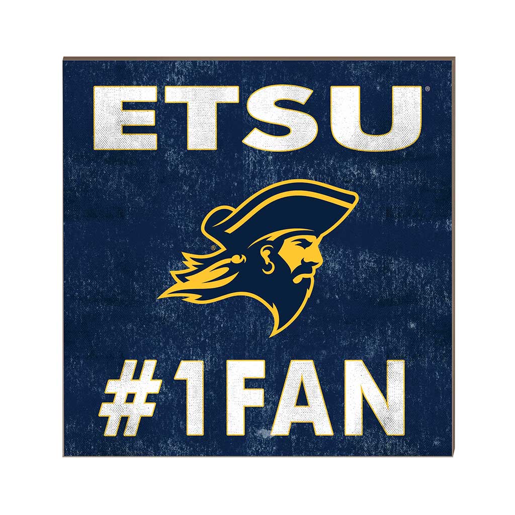 10x10 Team Color #1 Fan East Tennessee State Buccaneers