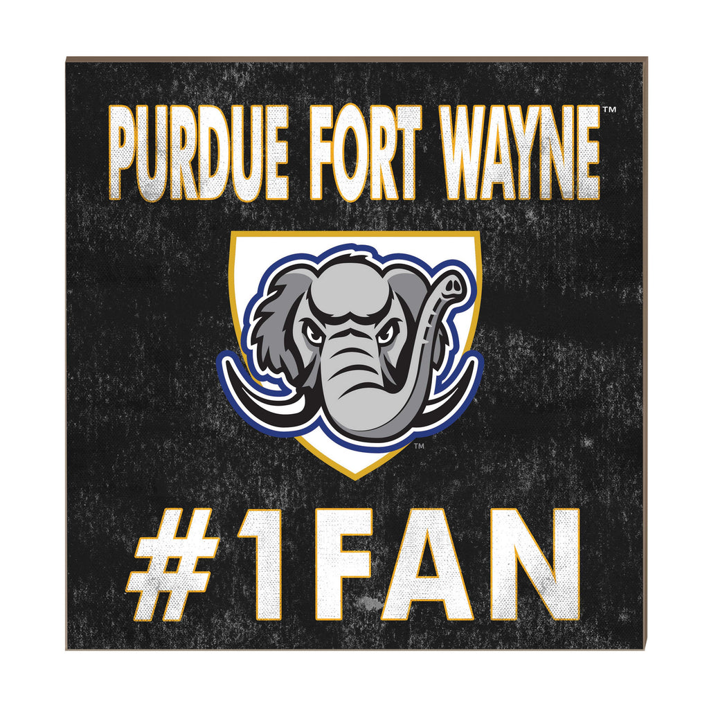 10x10 Team Color #1 Fan Purdue Fort Wayne Mastodons