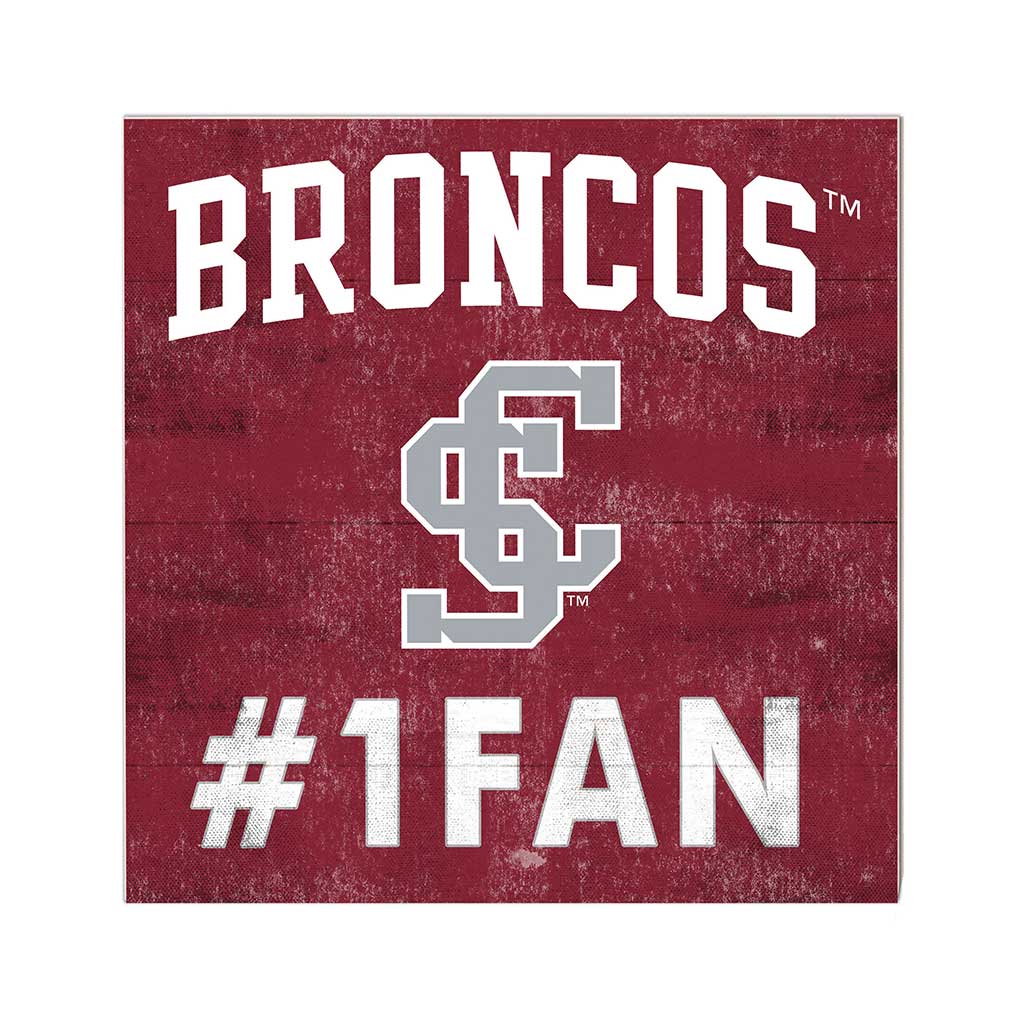 10x10 Team Color #1 Fan Santa Clara Broncos