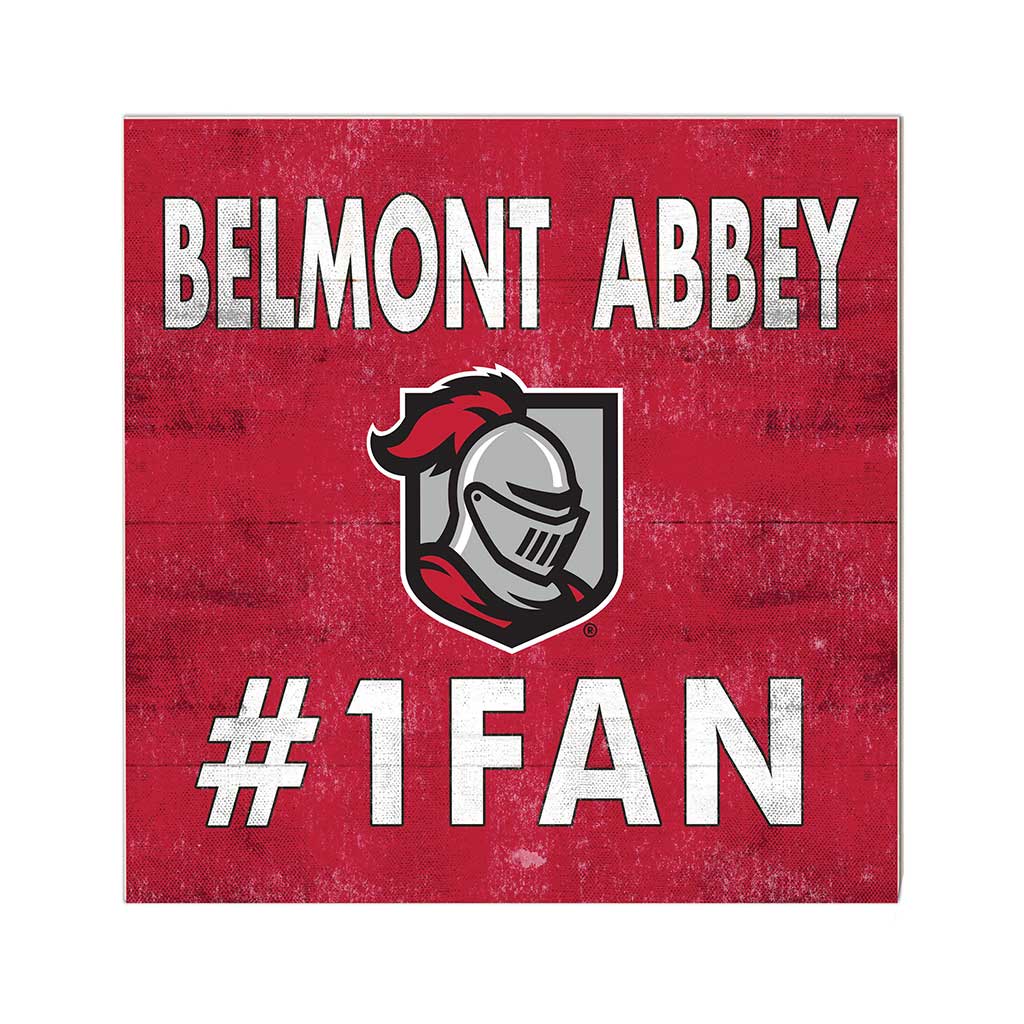 10x10 Team Color #1 Fan Belmont Abbey College CRUSADERS