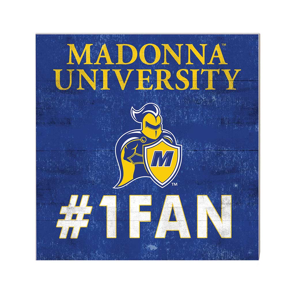 10x10 Team Color #1 Fan Madonna University CRUSADERS