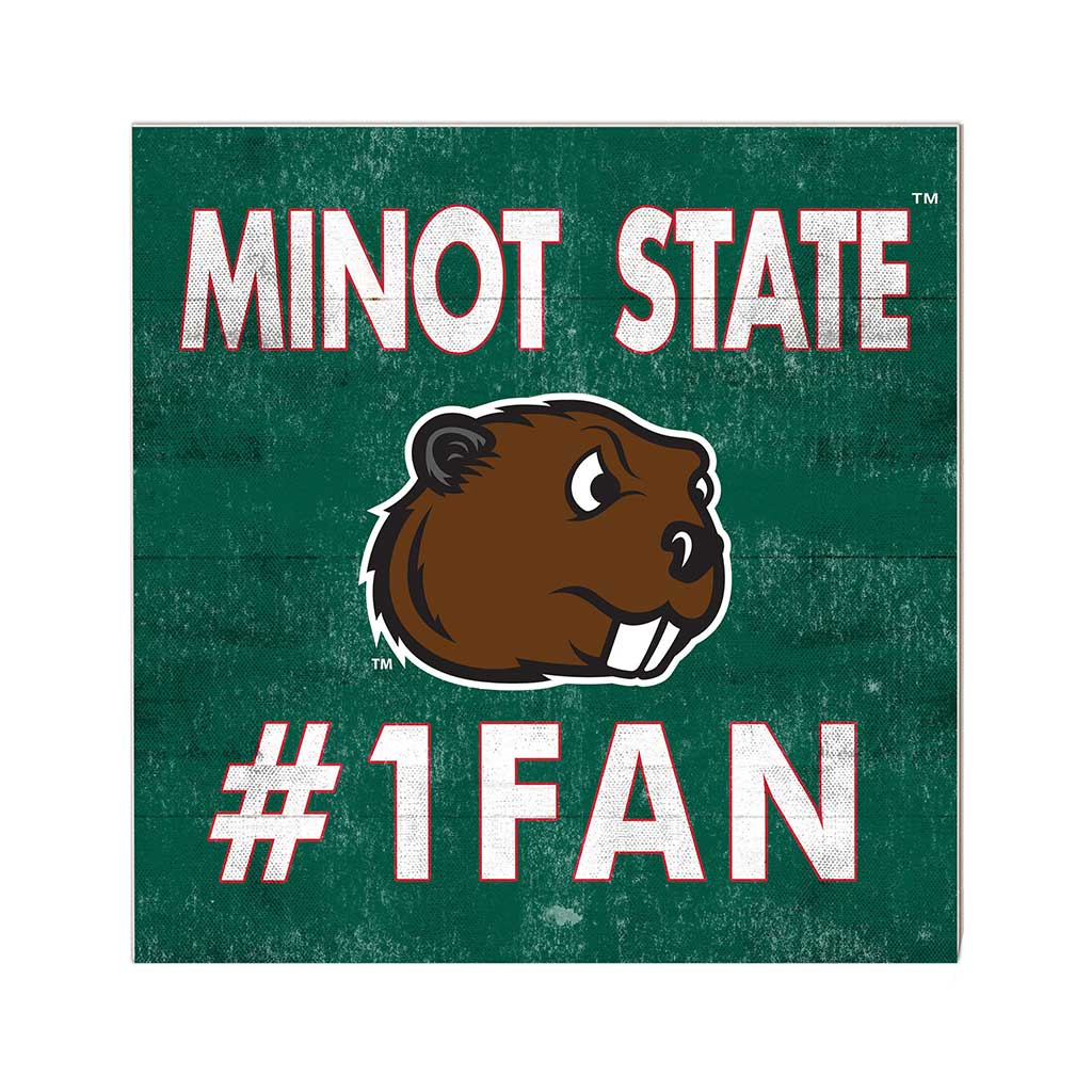 10x10 Team Color #1 Fan Minot State Beavers