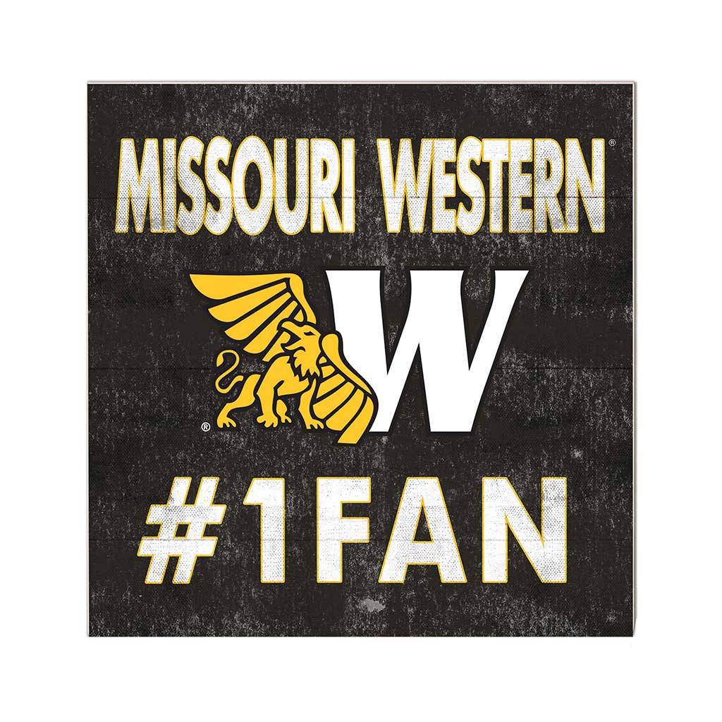 10x10 Team Color #1 Fan Missouri Western State University Griffons