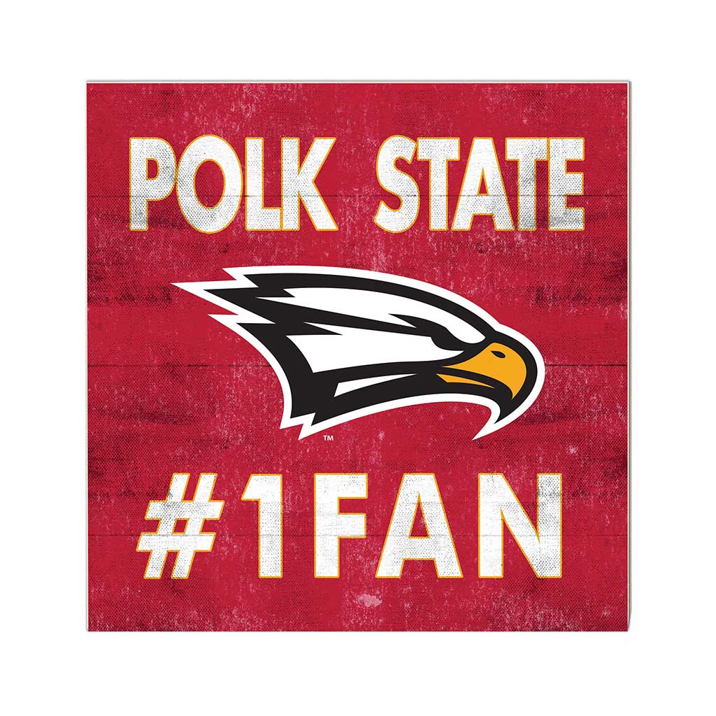 10x10 Team Color #1 Fan Polk State College Eagles