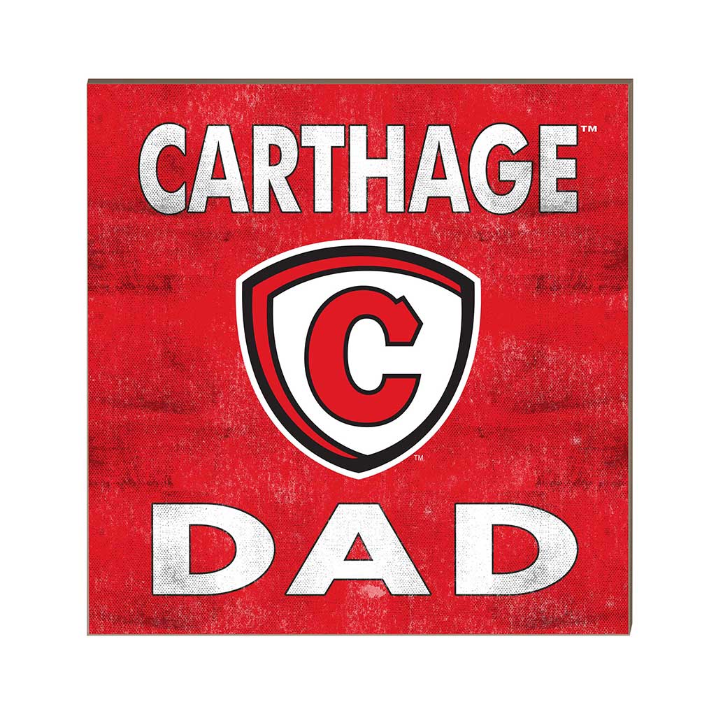 10x10 Team Color Dad Carthage College Red Men/Lady Reds