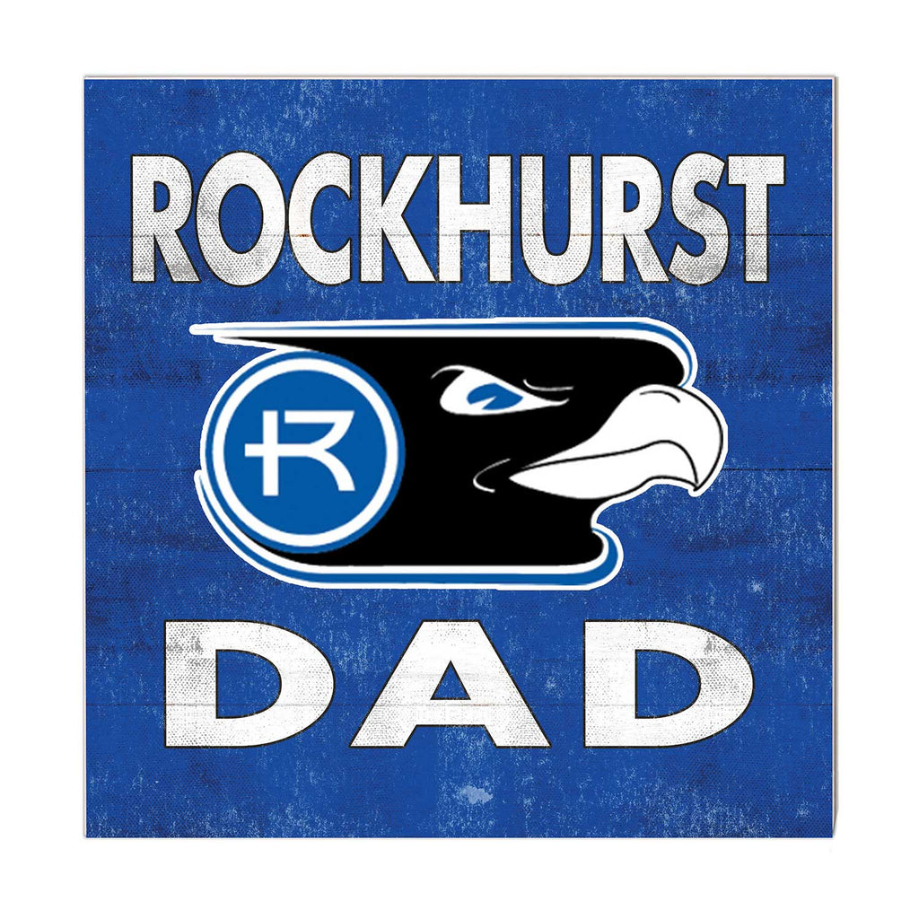 10x10 Team Color Dad Rockhurst University Hawks