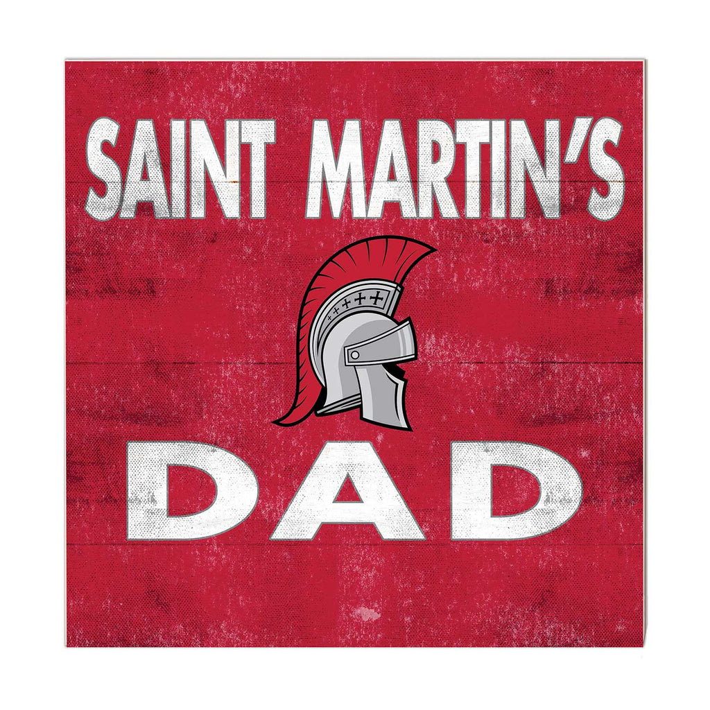 10x10 Team Color Dad Saint Martin's University Saints