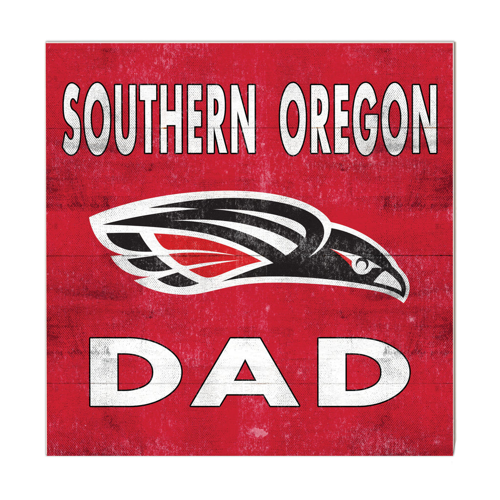 10x10 Team Color Dad Southern Oregon University Raiders