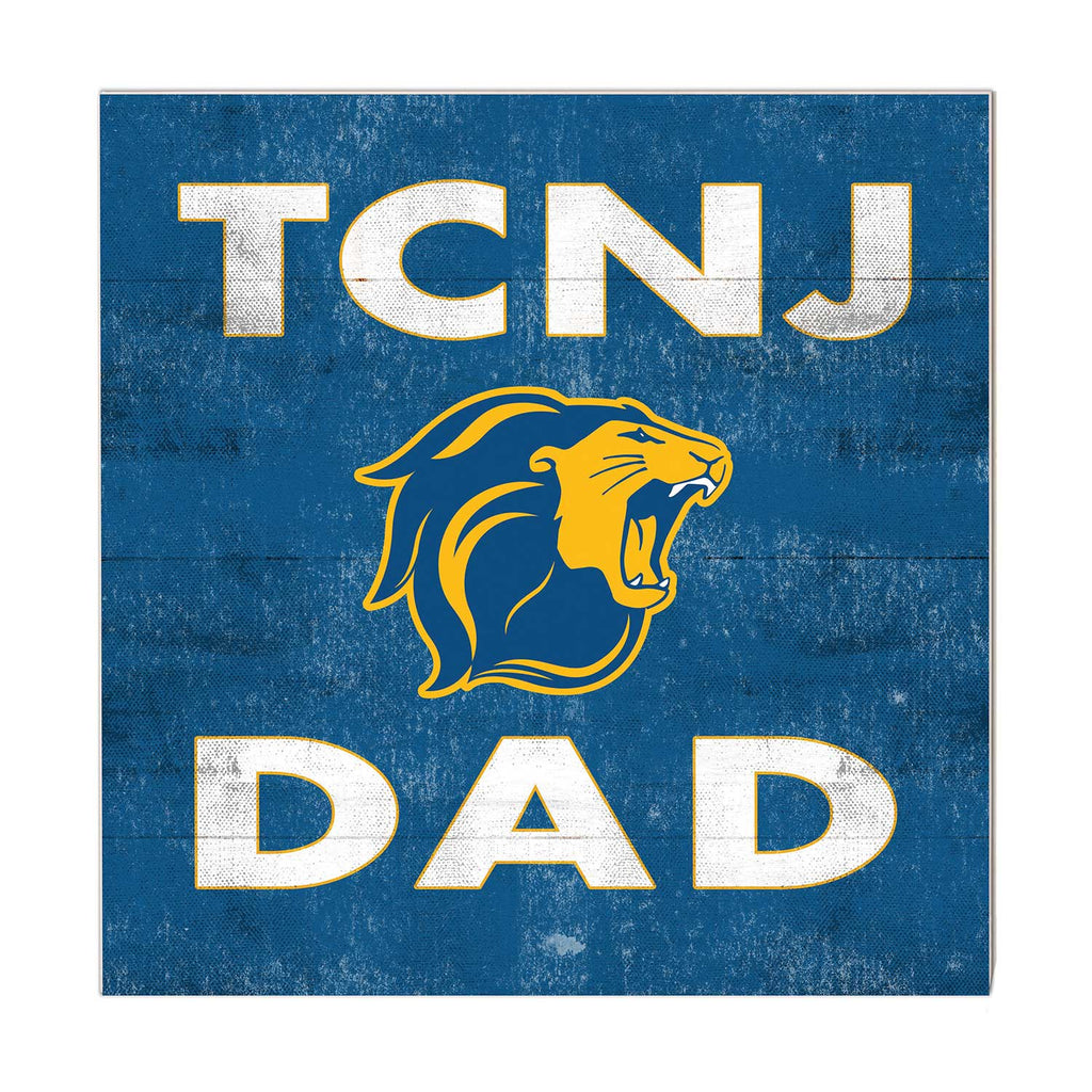 10x10 Team Color Dad The College of New Jersey Lions