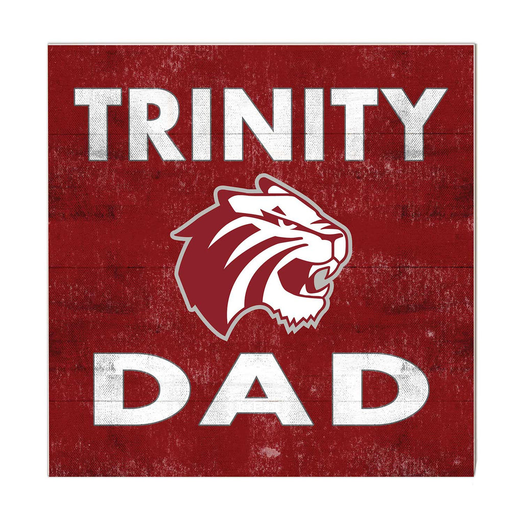 10x10 Team Color Dad Trinity University Tigers