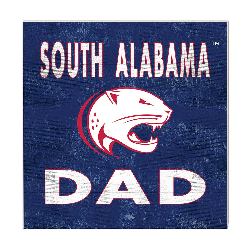 10x10 Team Color Dad University of Southern Alabama Jaguars