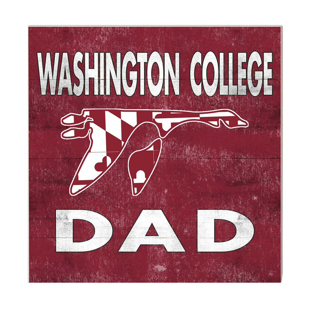 10x10 Team Color Dad Washington College Shoremen/Shorewomen