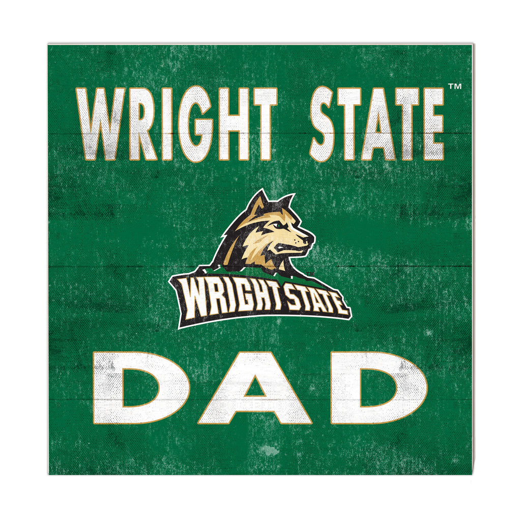 10x10 Team Color Dad Wright State University - Lake Campus