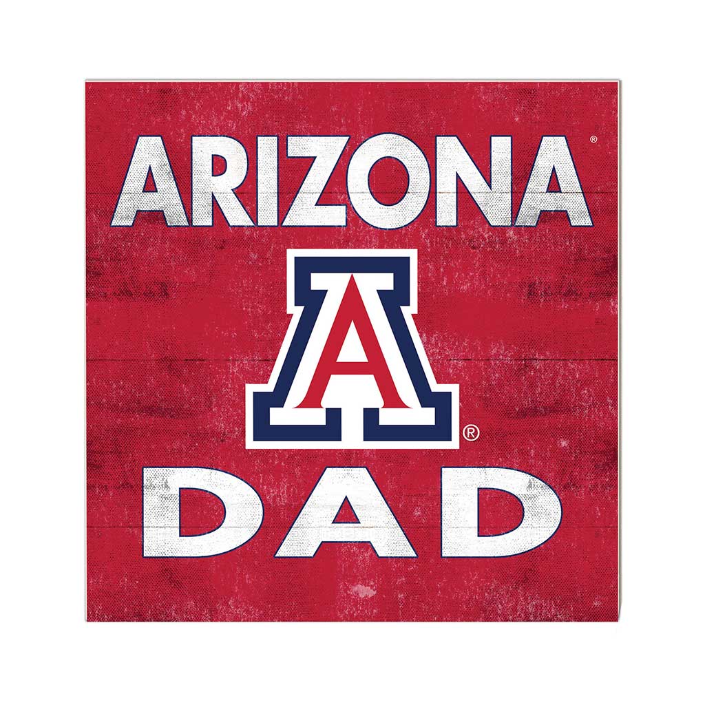 10x10 Team Color Dad Arizona Wildcats