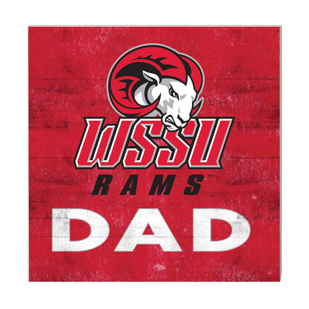 10x10 Team Color Dad Winston-Salem State Rams