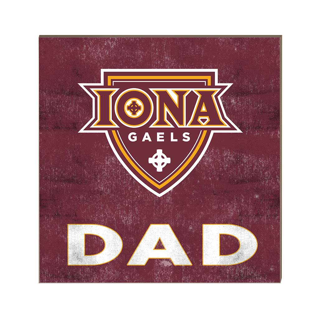 10x10 Team Color Dad Lona College Gaels
