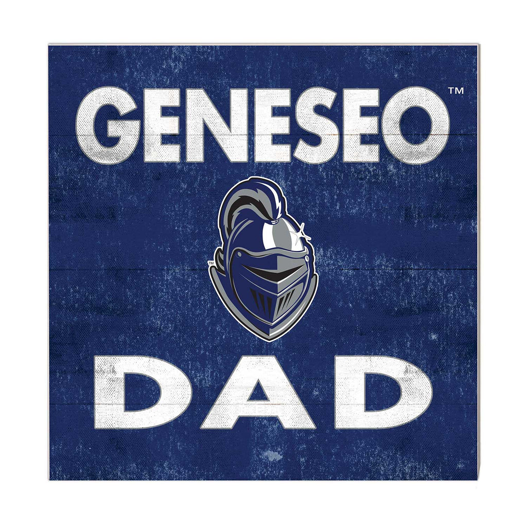 10x10 Team Color Dad Geneseo State University Knights