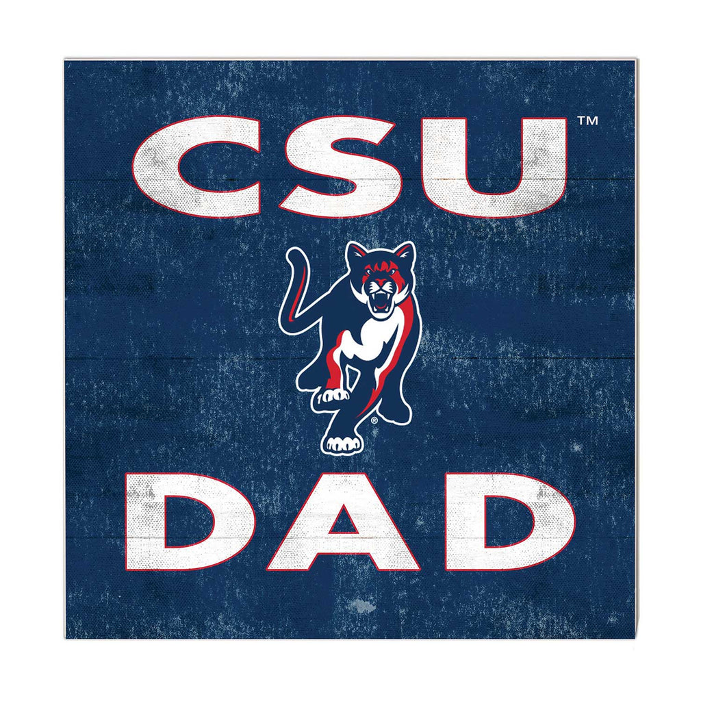 10x10 Team Color Dad Columbus State University Cougars