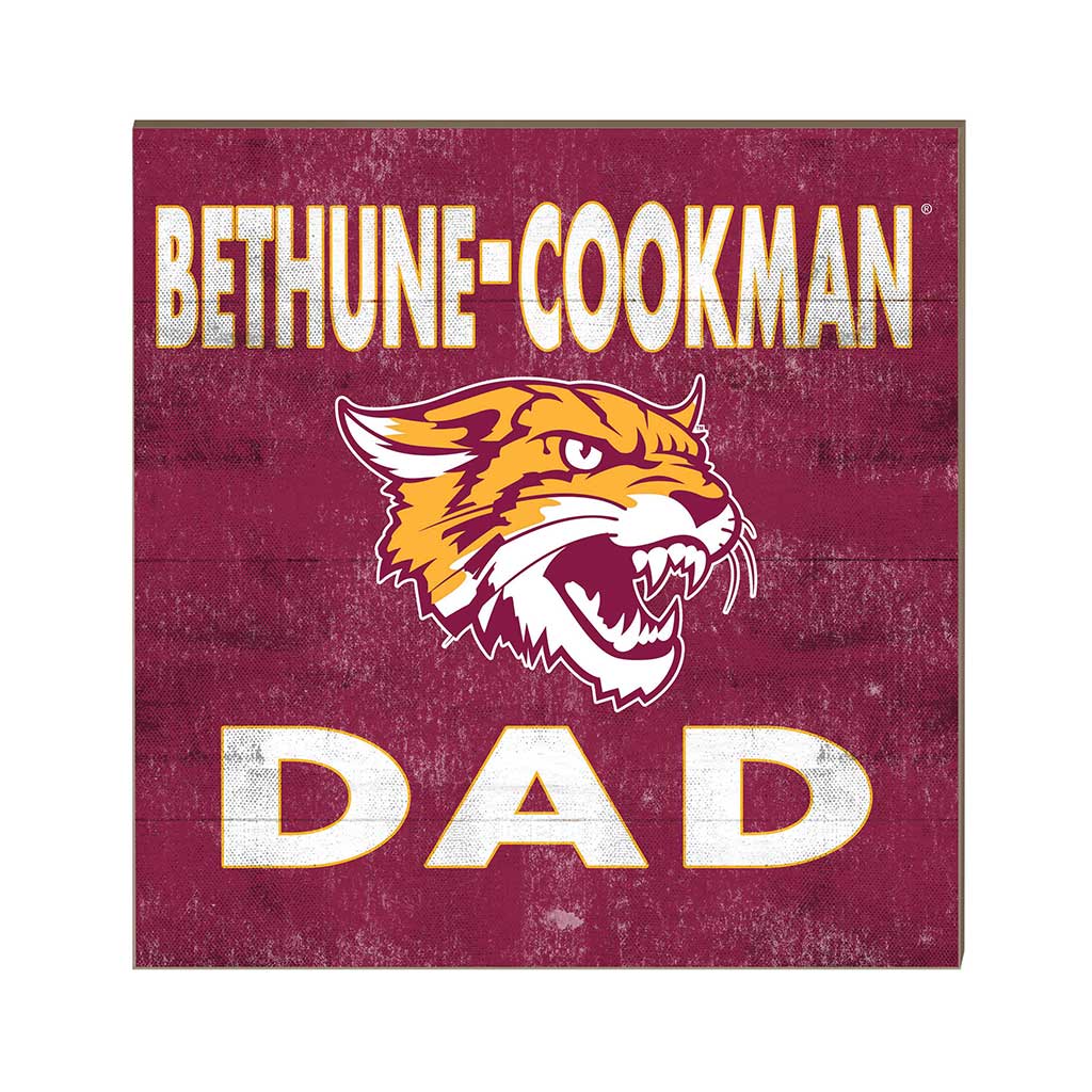 10x10 Team Color Dad Bethune-Cookman Wildcats