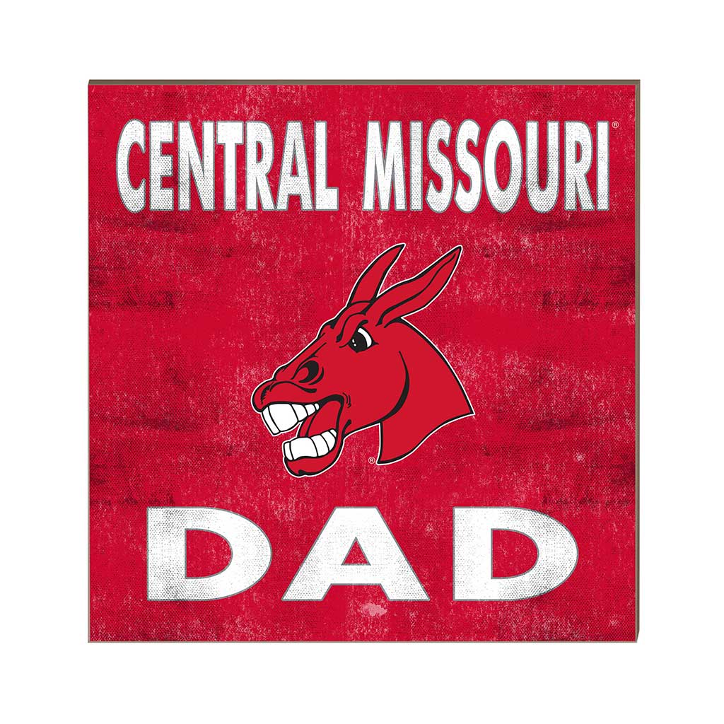 10x10 Team Color Dad Central Missouri Mules