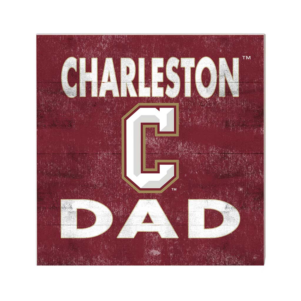 10x10 Team Color Dad Charleston College Cougars
