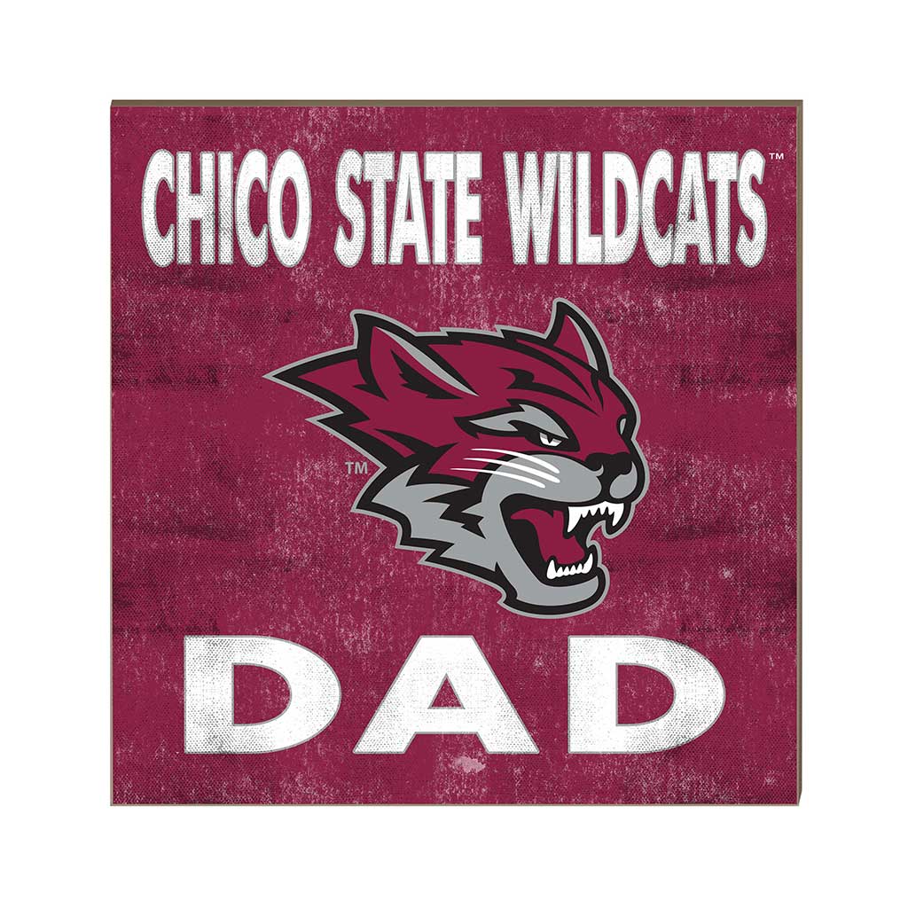 10x10 Team Color Dad California State University - Chico Wildcats
