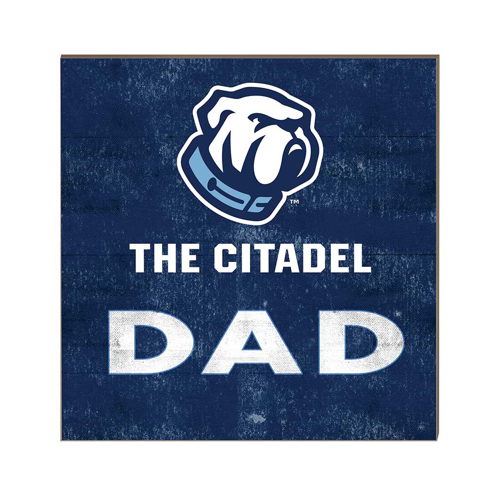 10x10 Team Color Dad Citadel Bulldogs