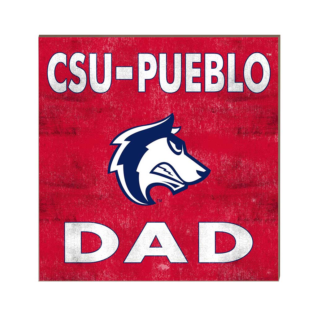 10x10 Team Color Dad Colorado State-Pueblo Thunder Wolves