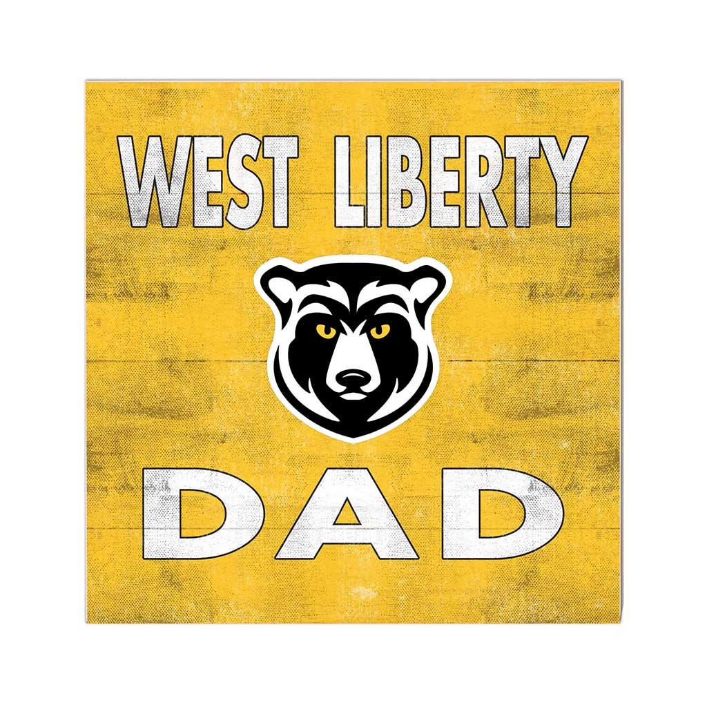 10x10 Team Color Dad West Liberty University Hilltoppers