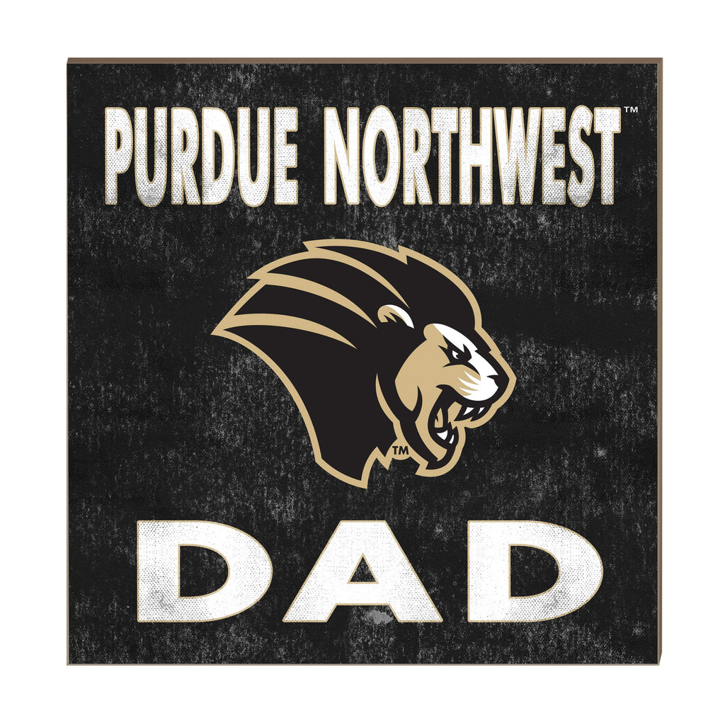 10x10 Team Color Dad Purdue University Northwest Pride