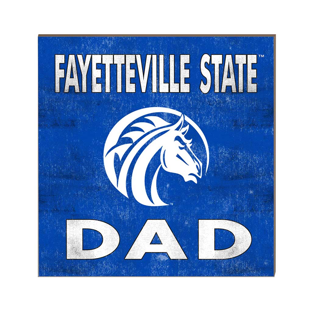 10x10 Team Color Dad Fayetteville State Broncos