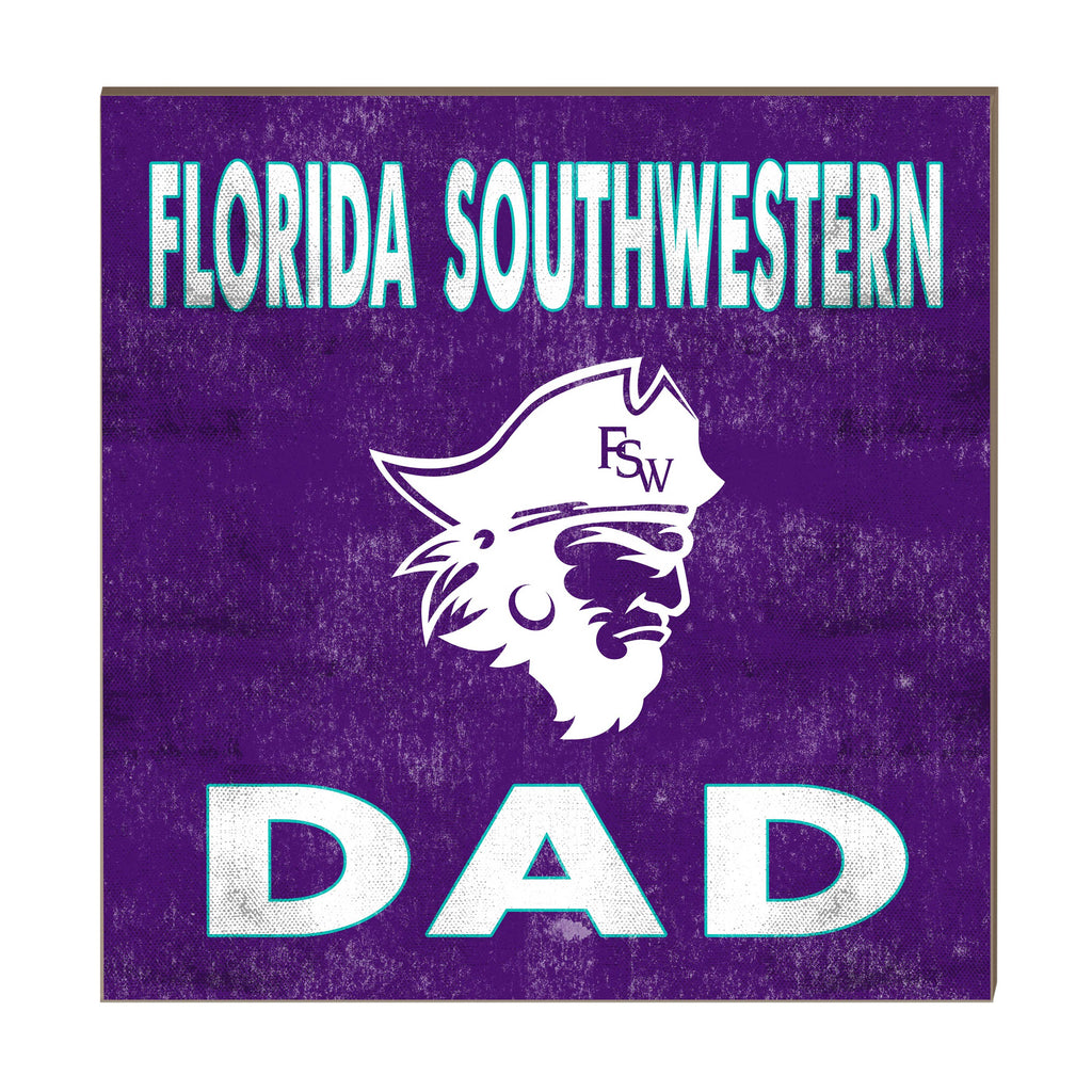 10x10 Team Color Dad Florida Southwestern State Buccaneers