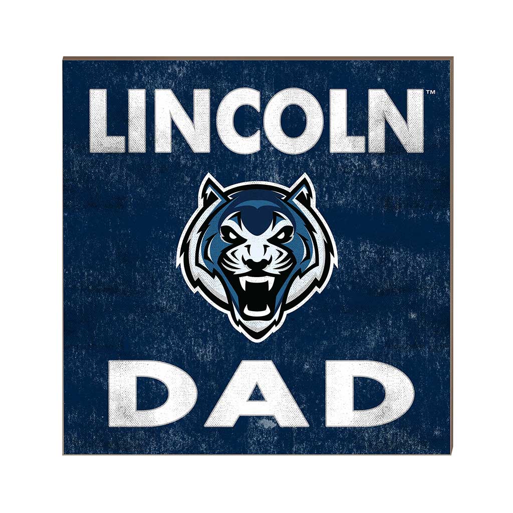 10x10 Team Color Dad Lincoln University Blue Tigers