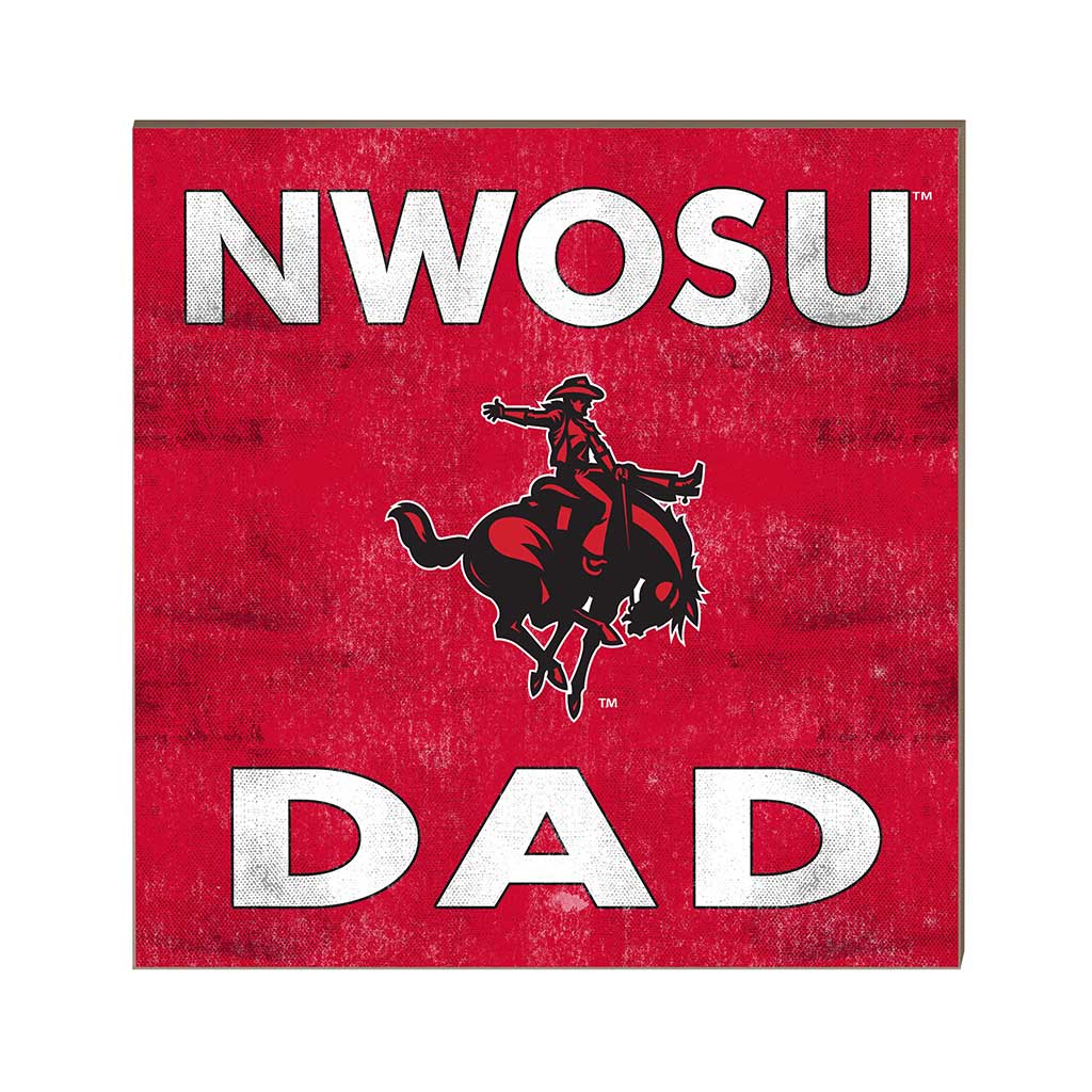 10x10 Team Color Dad Northwestern Oklahoma State Rangers