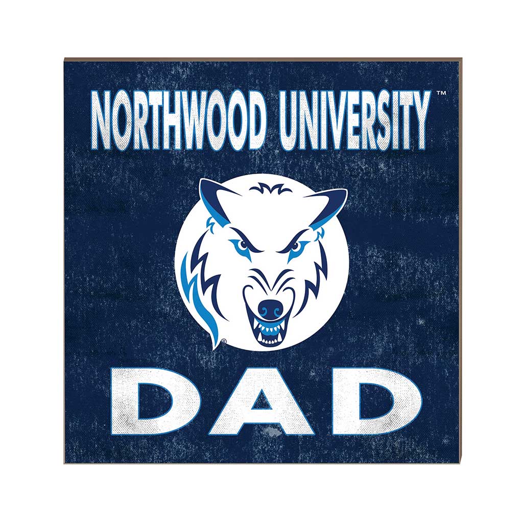 10x10 Team Color Dad Northwood University Wolves