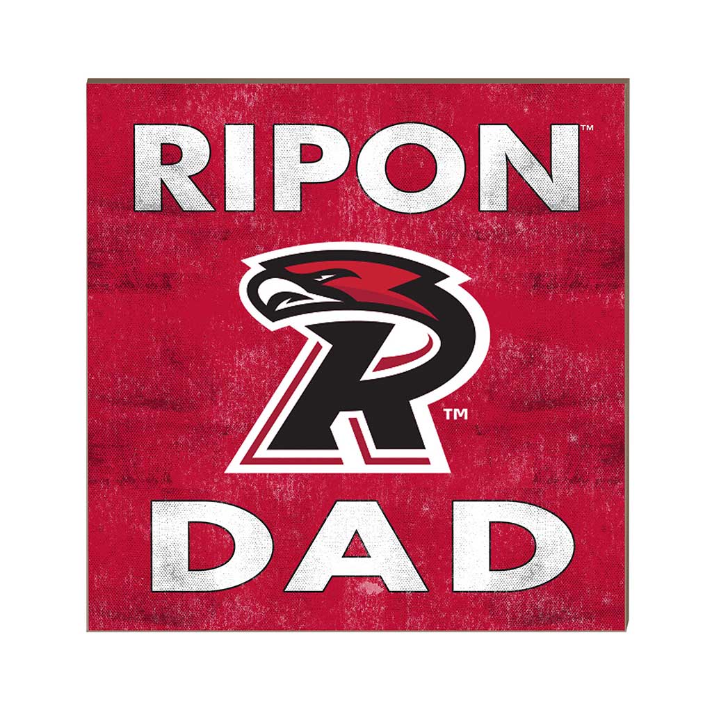 10x10 Team Color Dad Ripon College Hawks