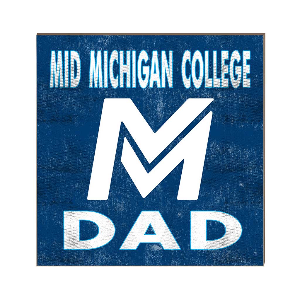 10x10 Team Color Dad Mid Michigan College