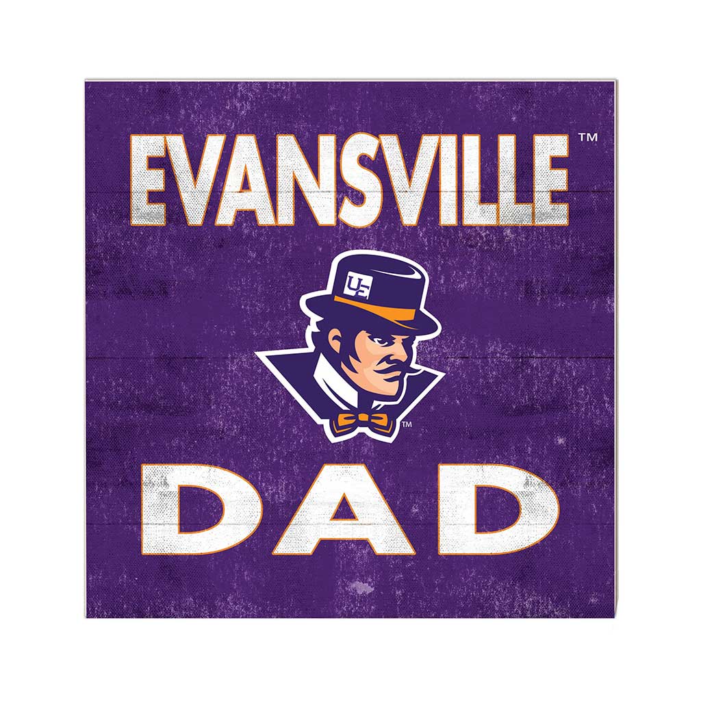10x10 Team Color Dad Evansville Purple Aces