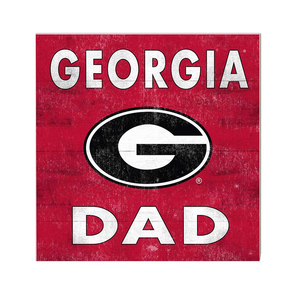 10x10 Team Color Dad Georgia Bulldogs