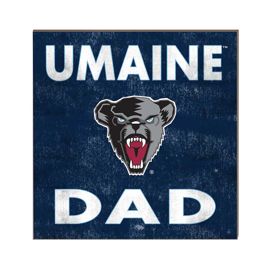 10x10 Team Color Dad Maine (Orono) Black Bears