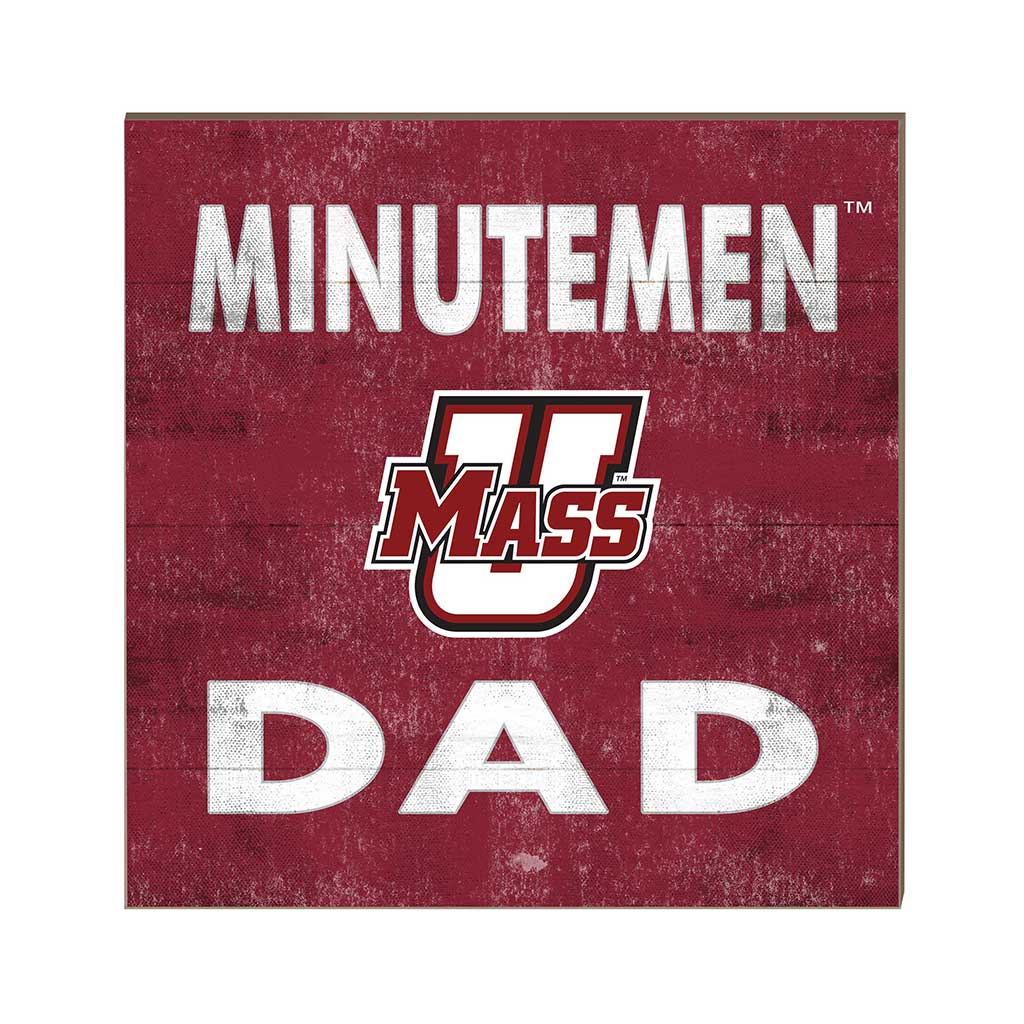 10x10 Team Color Dad UMASS Amherst Minutemen