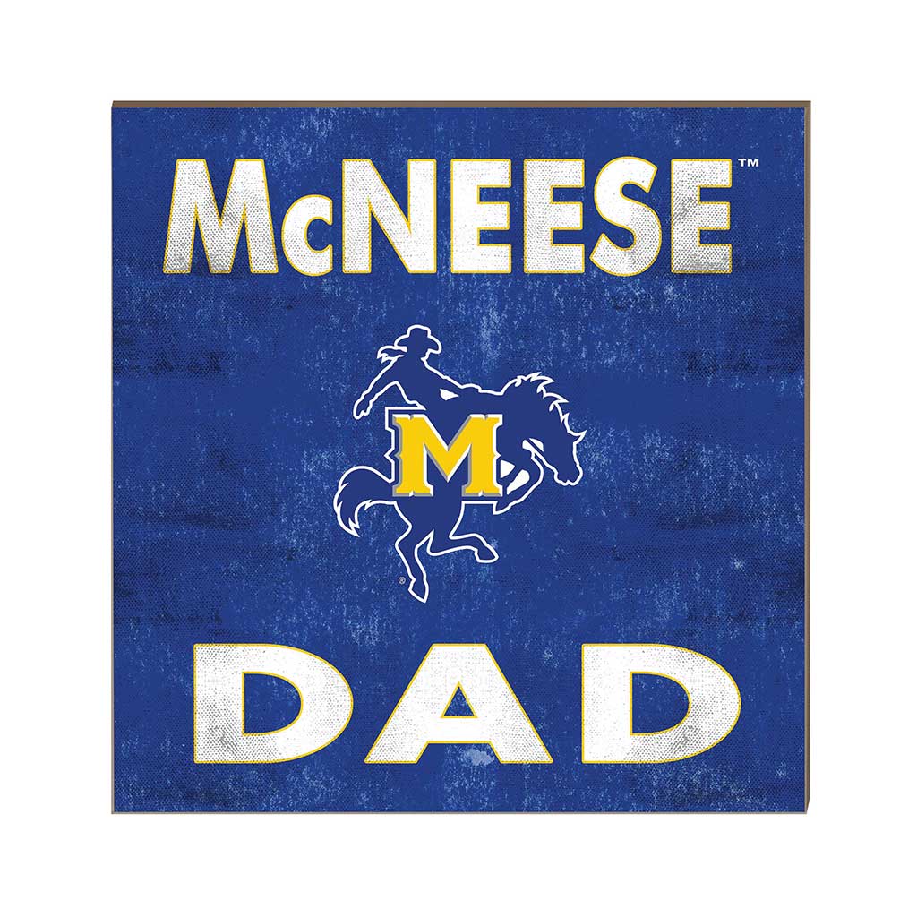 10x10 Team Color Dad McNeese State Cowboys