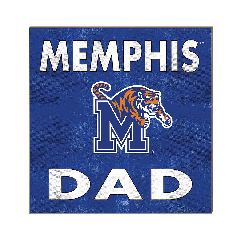 10x10 Team Color Dad Memphis Tigers