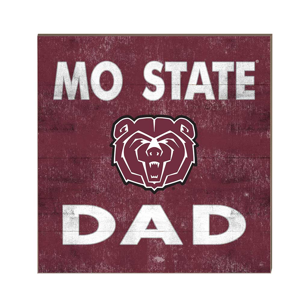 10x10 Team Color Dad Missouri State Bears