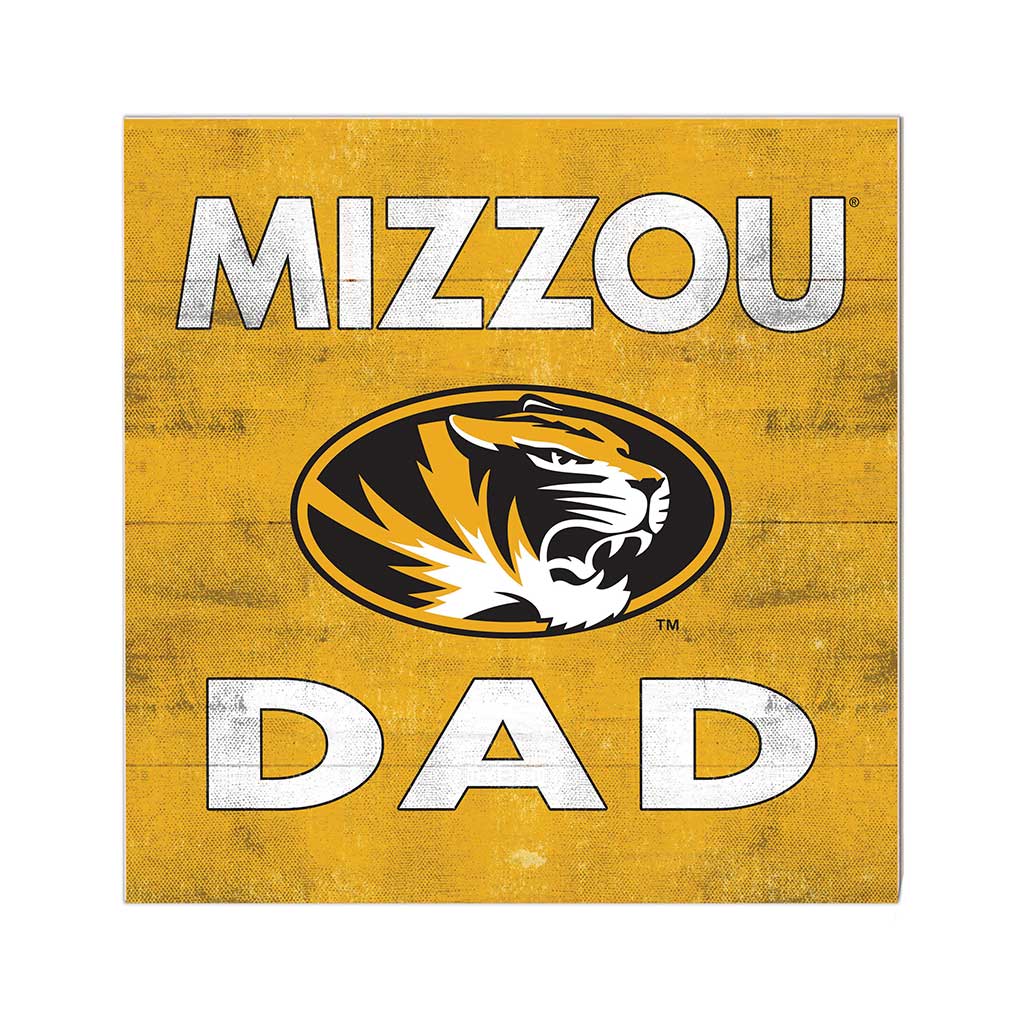 10x10 Team Color Dad Missouri Tigers